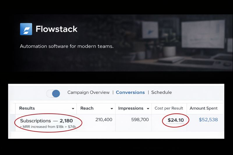Case Study: Flowstack - SaaS Growth